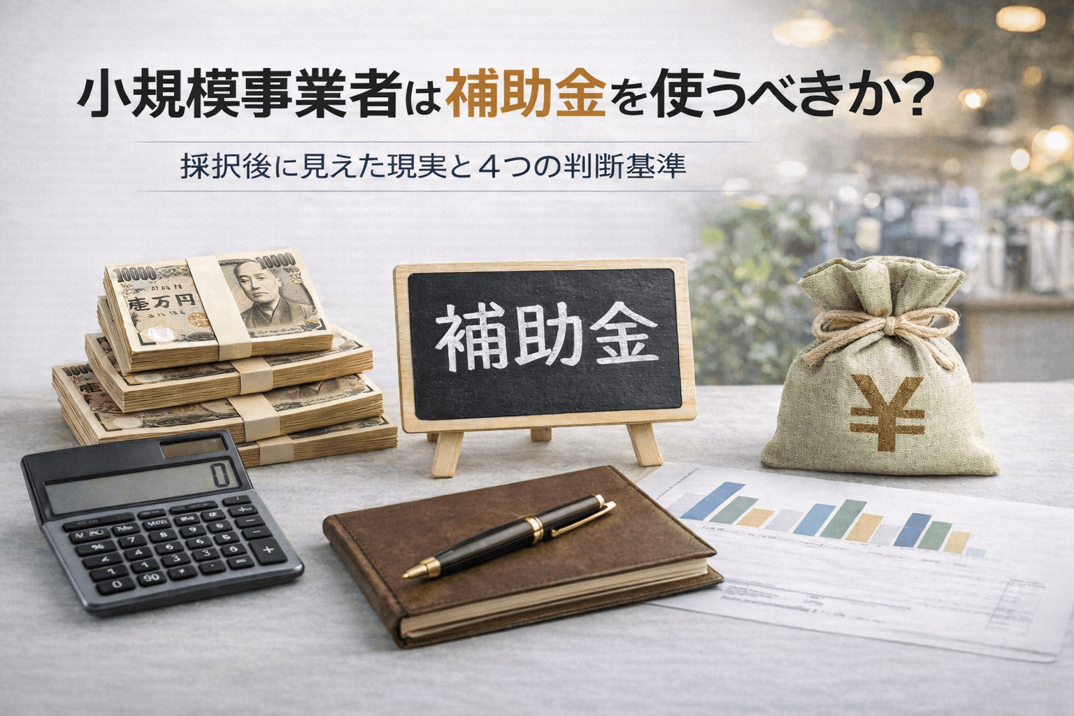 小規模事業者は補助金を使うべきか？