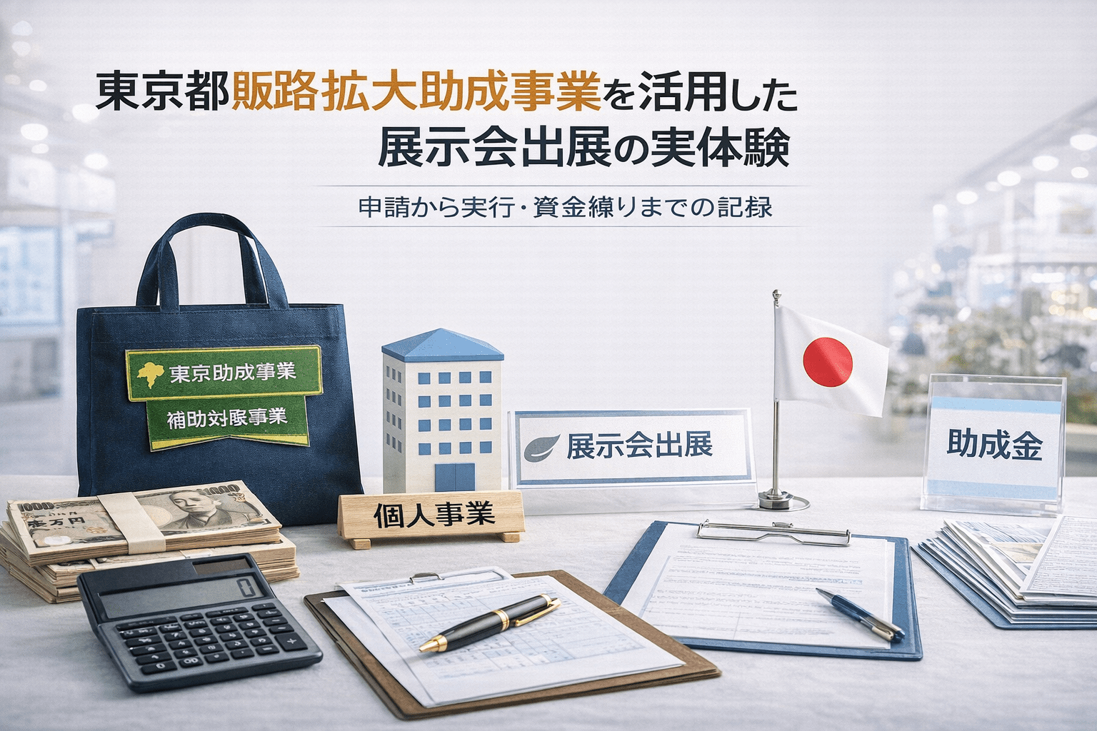東京都販路拡大助成事業を活用した展示会出展の実体験｜申請から実行・資金繰りまでの記録